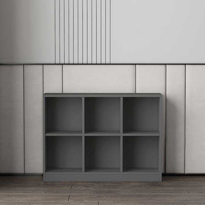 Wooden Standard Bookshelf Modern Closed Back Bookcase for Home Office