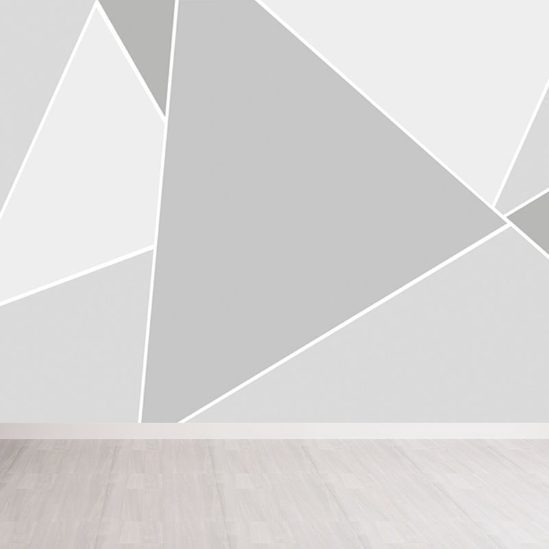 Geometry Mural Decal Modern Decorative Dining Room Wall Decor, Custom Size Available