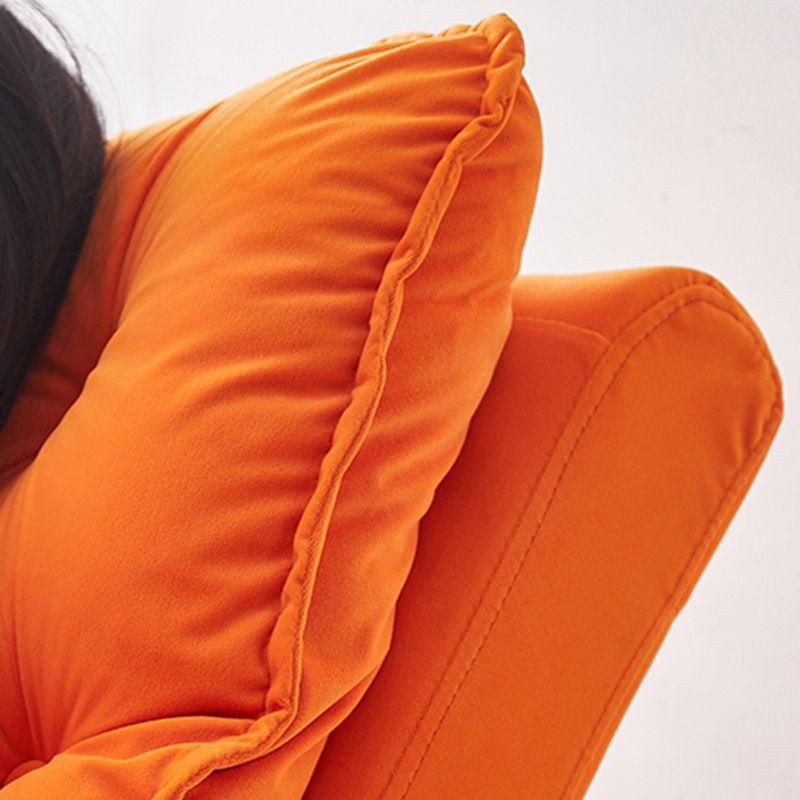 Modern Textured Rocking Chair Removable Cushions Rocker Chair for Living Room