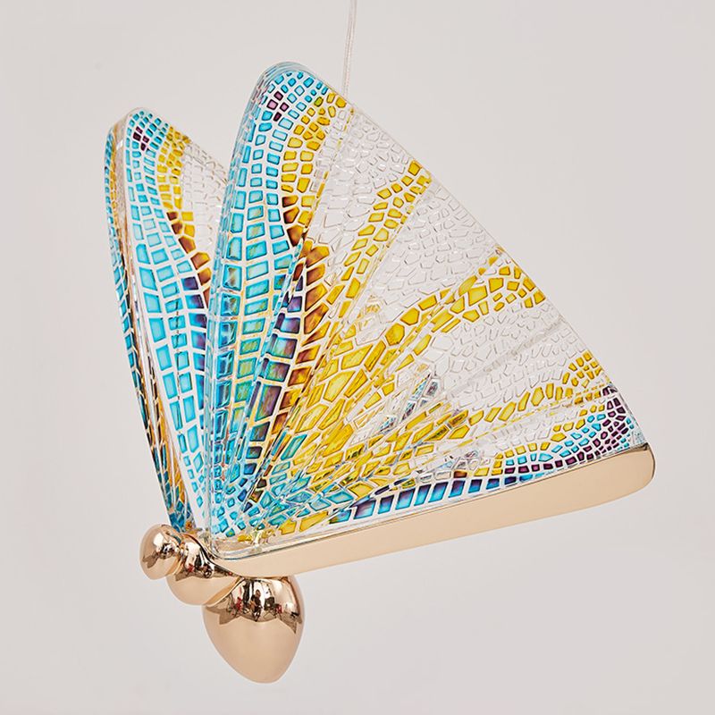 Schmetterling Anhänger Beleuchtung Leuchte minimalistische Acryl -LED -Schlafzimmer -Anhänger Deckenleuchte