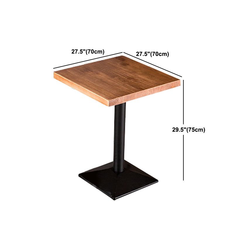 Modern Dinning Table with Brown Wood Dining Table for Kitchen