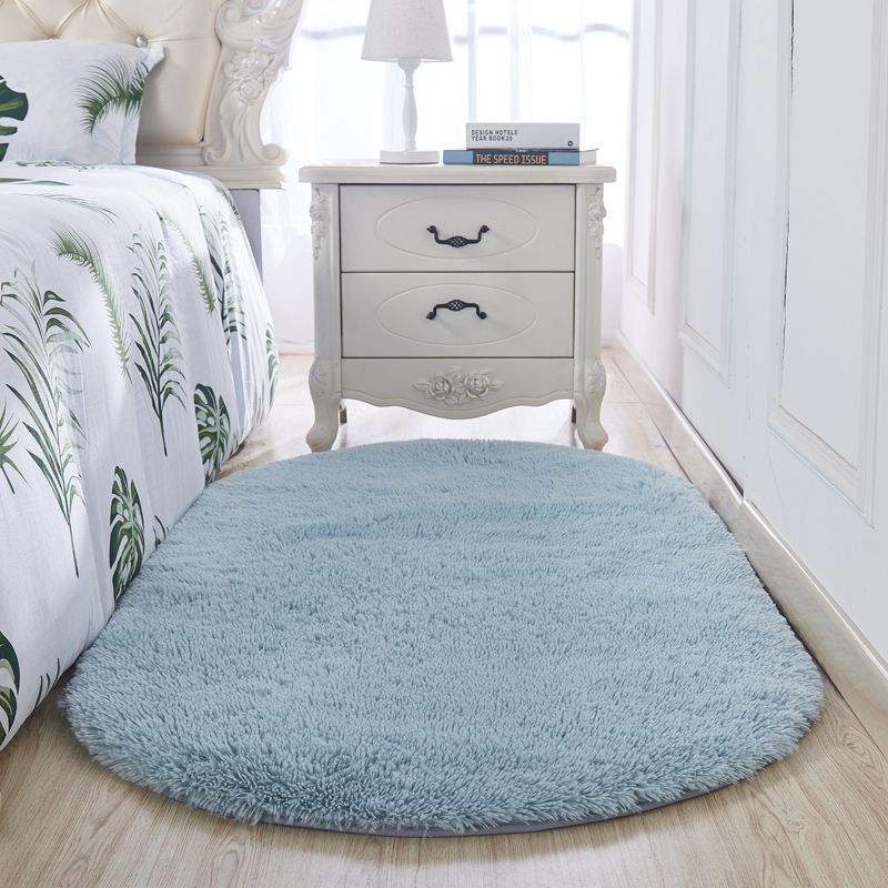 Tendy Shag Area Tapis Simplicity Plain Intérieur tapis intérieur Polyester Anti-Slip Backing Tapis pour décoration intérieure