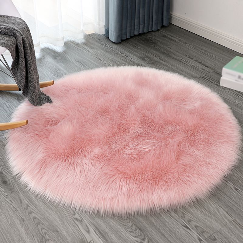 Simplicité tapis rond décontracté