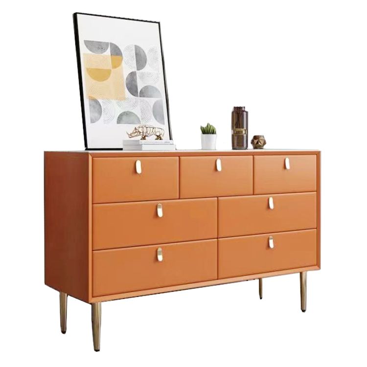 15.6-inch Width Classic Glam Dresser Stone Storage Chest with 5/6/7/9 Drawers