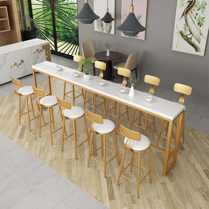 1/5/11 Pieces Bar Table Set Rectangular Bar Stool and Table Set