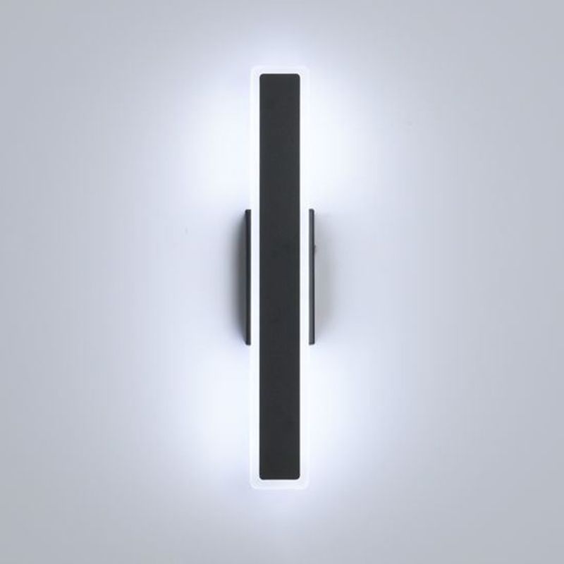 Fun a parete rettangolare per la parete della camera da letto Simplicità a parete LED Apparecchio di illuminazione montata