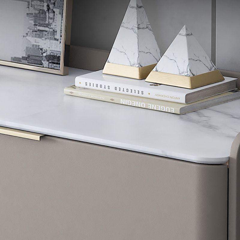 Contemporary Storage Chest Dresser Stone Dresser with 8/9 Drawers