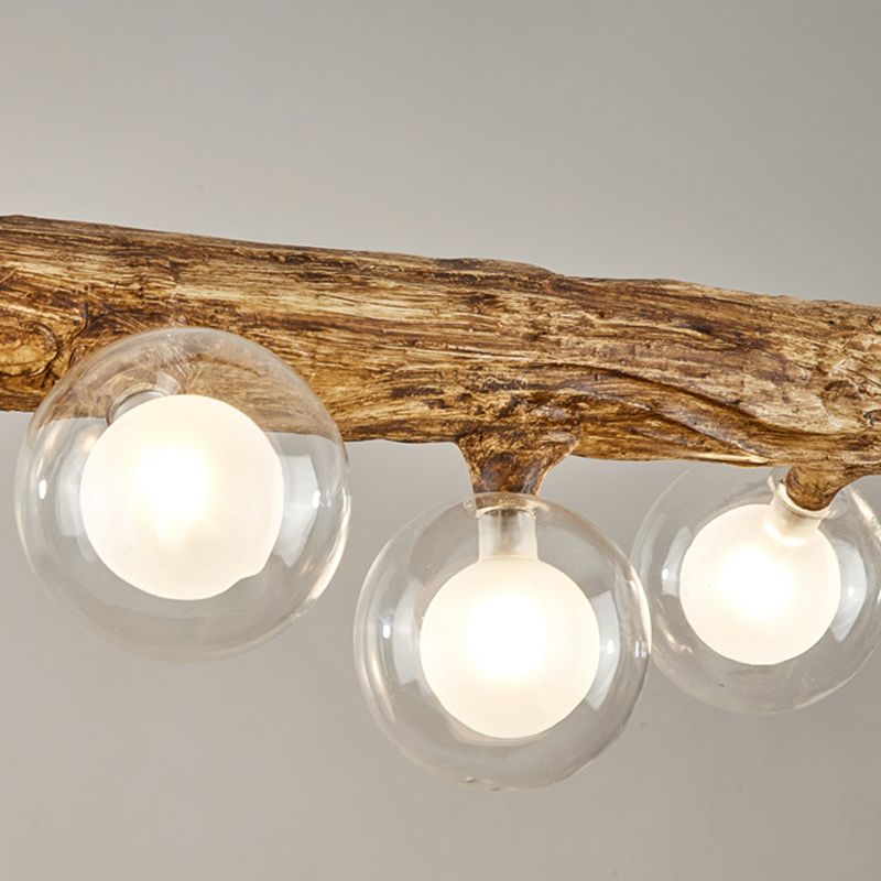 Glass Island Lighting Fixture Modern Style Pendant Lighting Fixture