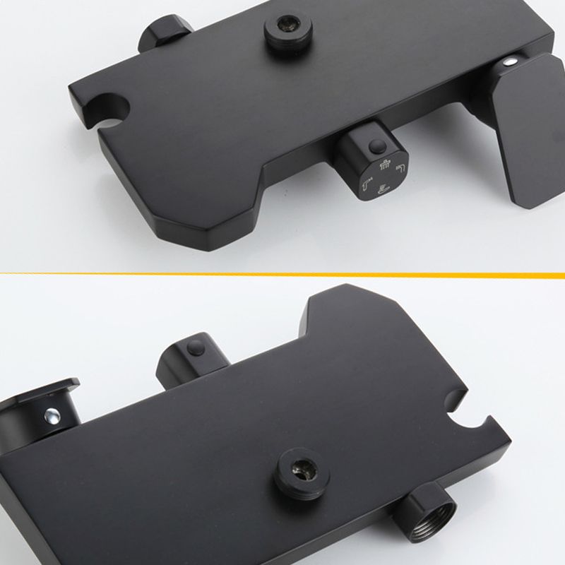 Modern Oval Swivel Shower Stainless Steel Shower Head Shower Faucet on Wall