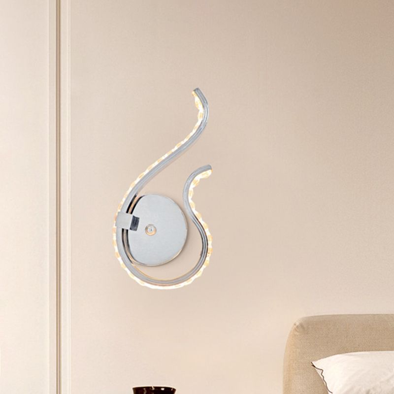 Twist Wall Light Applique en métal moderne LED Mur à coucher LEMPE MOURT