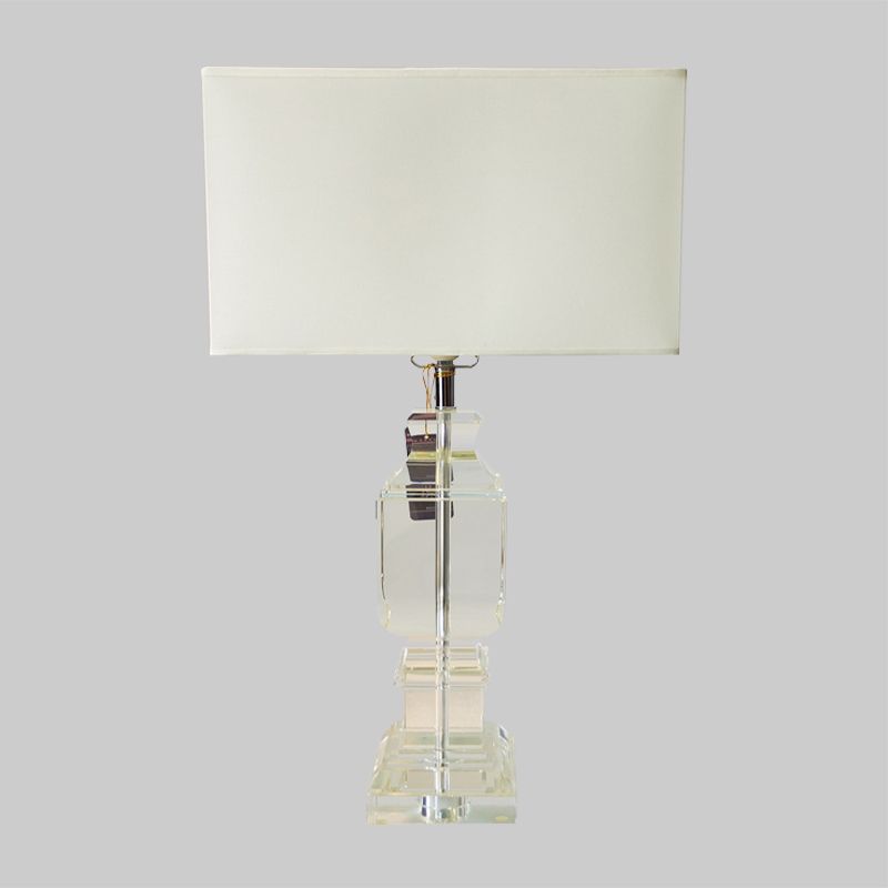 Rectangle moderne LAMPE DE TABLE DE Table