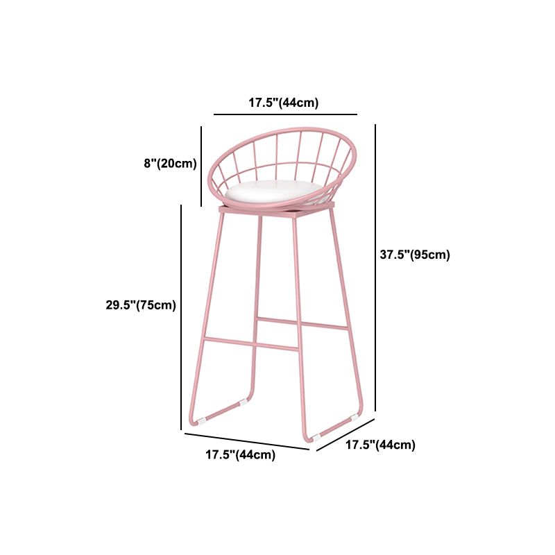 1/2/3/4/5 Pieces Modern Bar Set Matte Finish Iron Bar Stool and Table Set