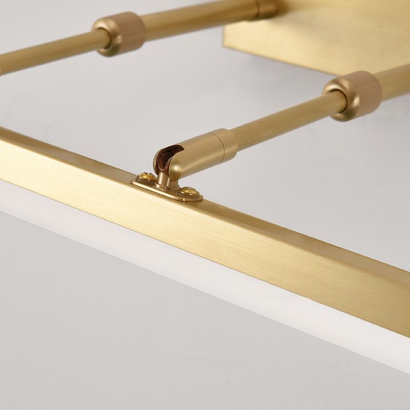 Luci da bagno a LED LED in metallo lineare moderno lampade per vanità a LED per bagno