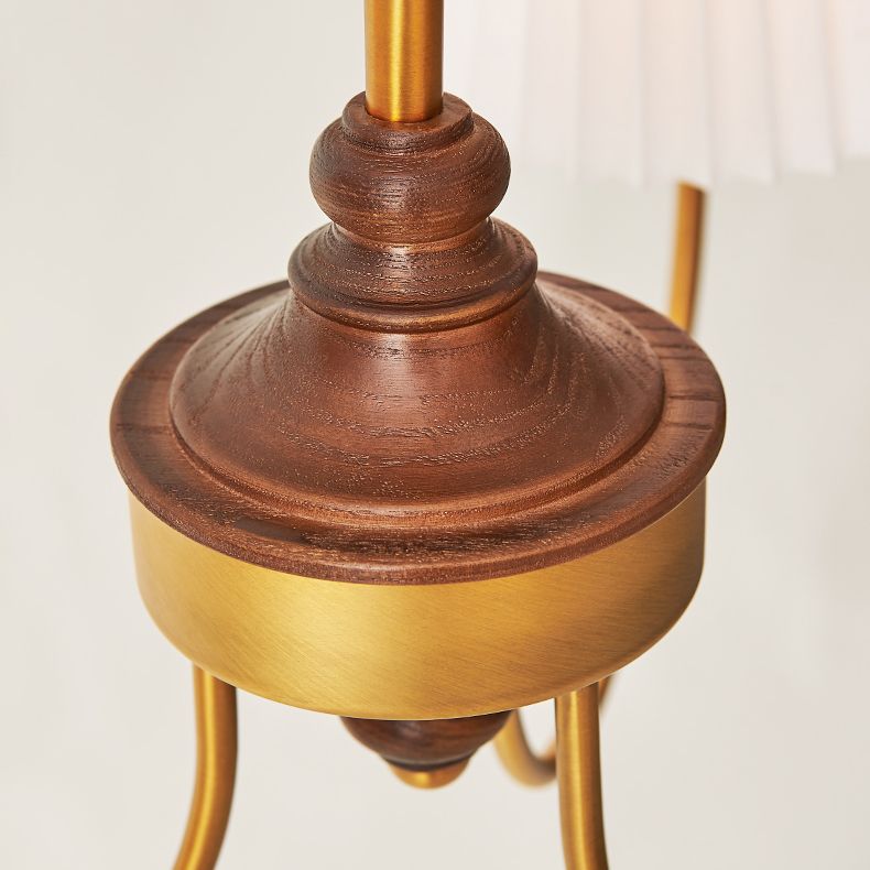 Cone Chandelier Light Traditional 3-Light Suspension Light with Fabric Shade