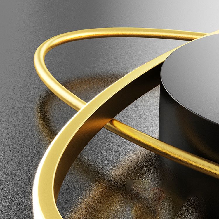 3 Lights Flush Mount Light Gypsophila Contemporary LED Ceiling Light for Bedroom