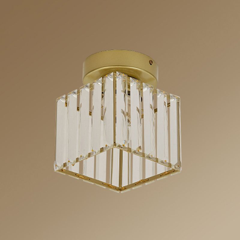 Luminaire à chasse d'eau contemporain Crystal 1 Lumières Lumières à chasse d'eau pour le salon