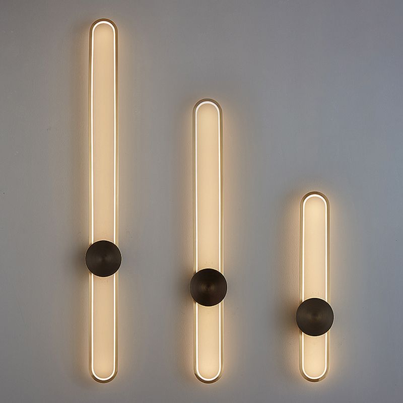 Estilo de lujo moderno Lineal Mall Donce Copper 1 Discontros de luz