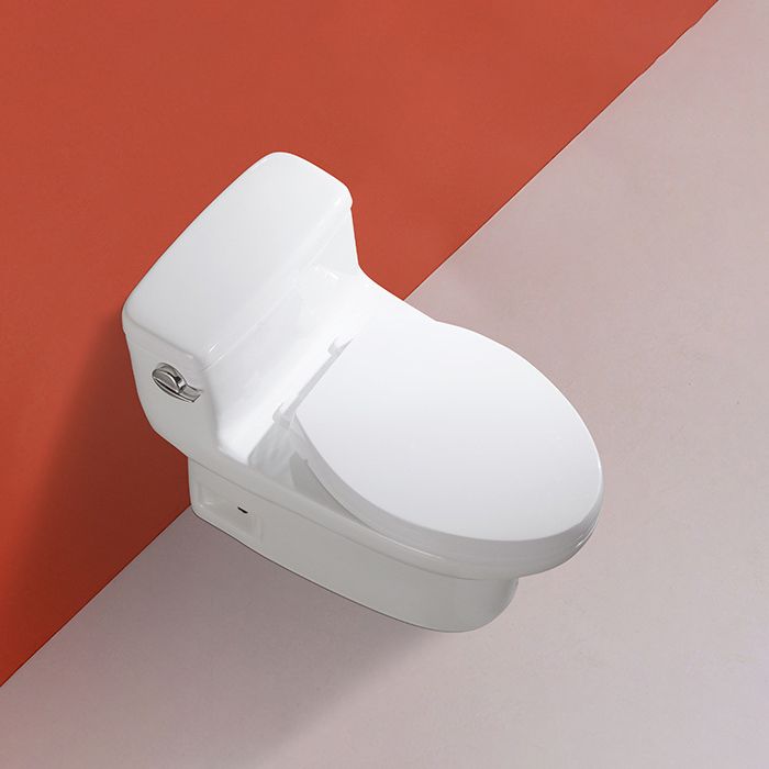 Traditional Seat Included One Piece Toilet Floor Mounted Toilet Bowl for Washroom