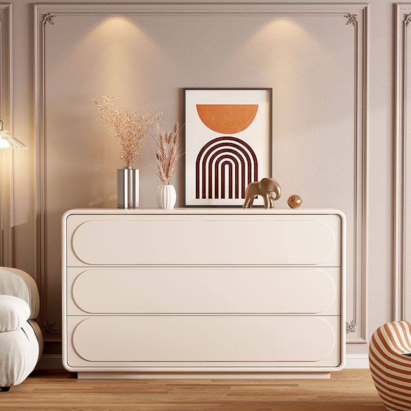 Modern Dresser Solid Wood Storage Chest Dresser with 3 Drawers