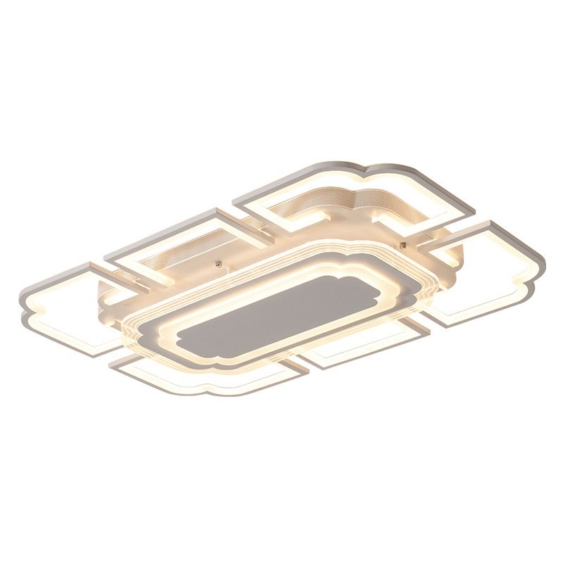 Geometric Flush Mount Light Acrylic Minimalism Flush Mount Spotlight for Living Room