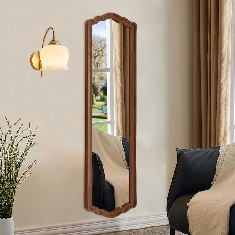 Brass Vanity Lighting Modern Flower Wall Light Fixture for Bathroom