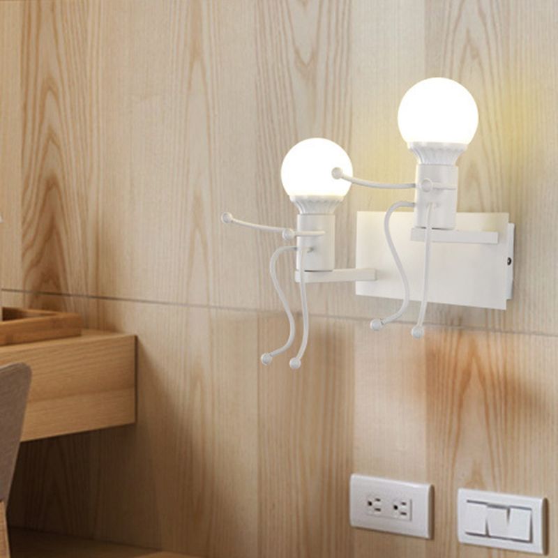 Industrial Metallic Wall Light Creative Wall Light Sconce for Bedroom