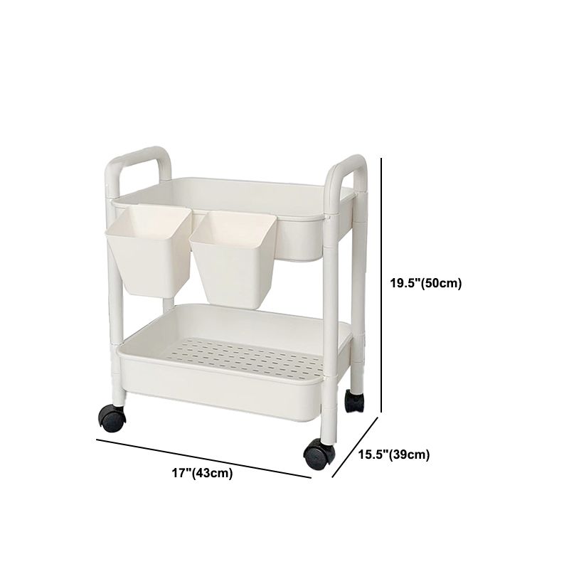 Modern Pure White Shelf Bookcase Etagere Plastic Bookcase Multi Tiers for Office