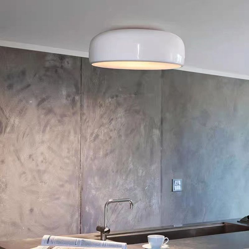 Polierte Aluminiumlegierung, moderne Einfachheit, Deckenleuchte, 4 Leuchten, Acrylschirm, Unterputzleuchte