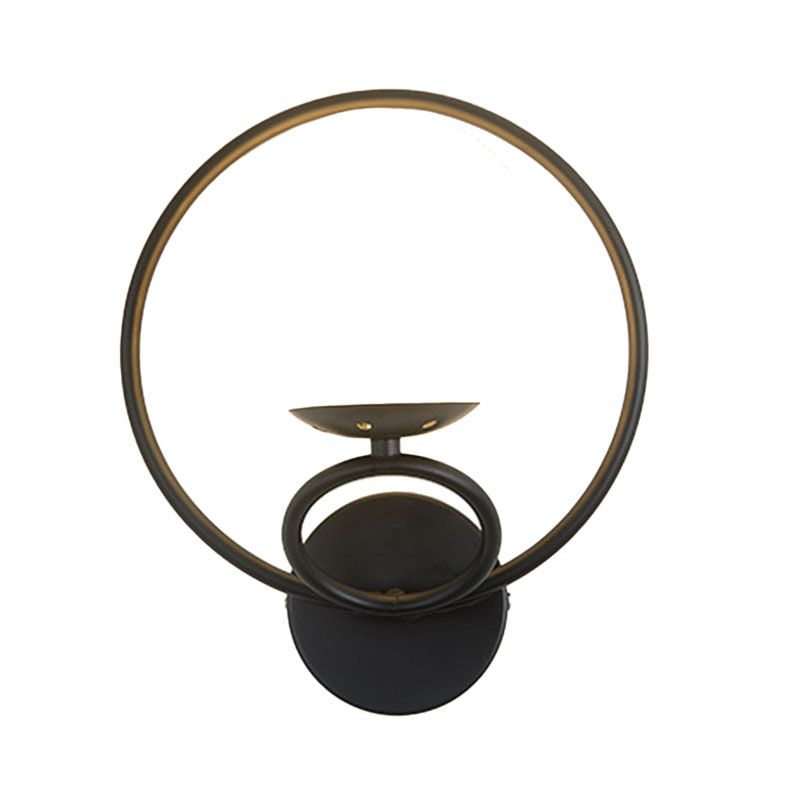 Modern Simple Iron Vanity Light Circle Shape Vanity Lamp for Shower Room
