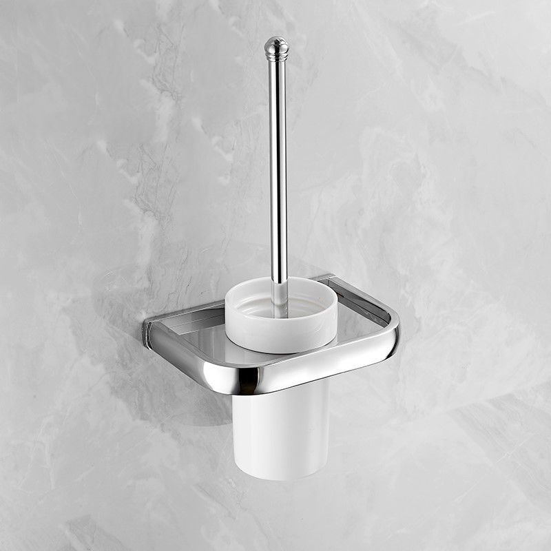 Modern Stainless Steel Bath Hardware Set Towel Bar Bath Shelf Bathroom Accessory Kit