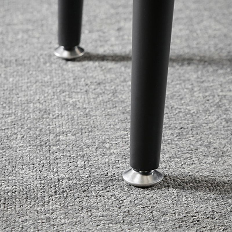 Industrial Style Bar Table Stone Rectangle Pub Table in Gray