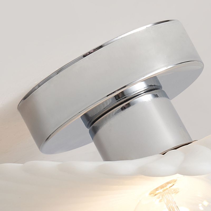 Modern Aluminum Flush Mount Lamp Acrylic Shade Led Flush Mount for Bedroom