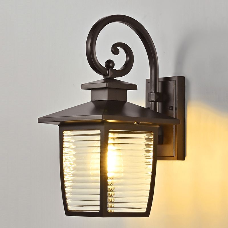 Schmiedeeiseisen Wandlampe Wandleuchte Industrie bewaffneter Außenleuchte im Freien