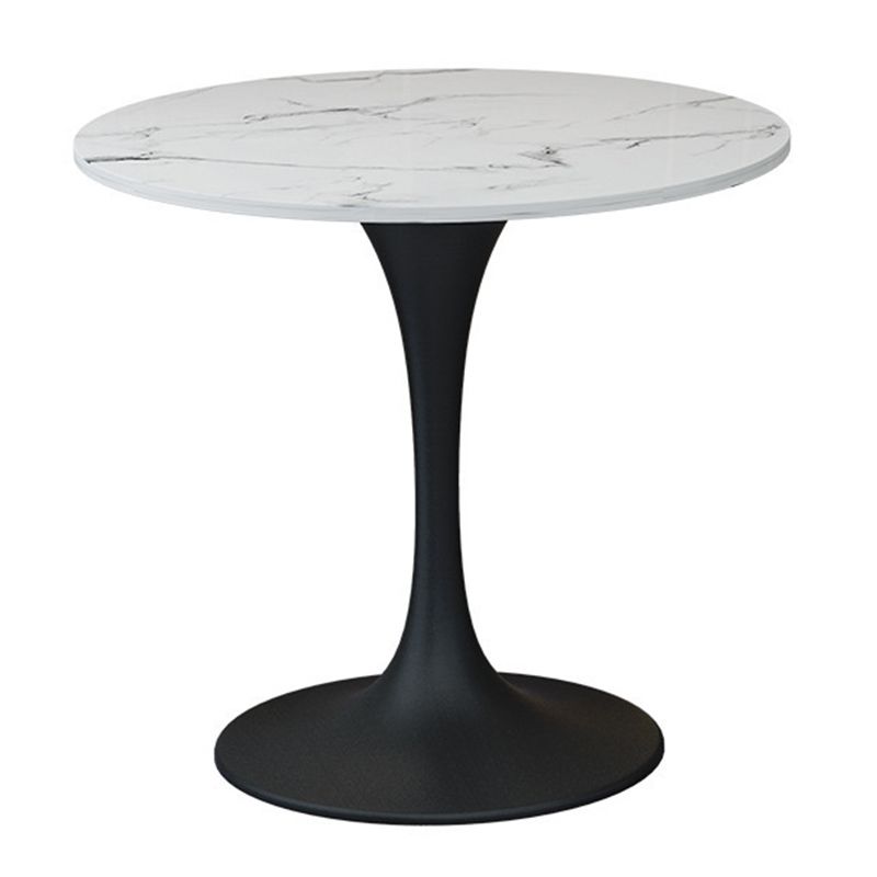 Modern 1/2/4/5 Pieces Dining Set Round Stone Dining Table for Kitchen