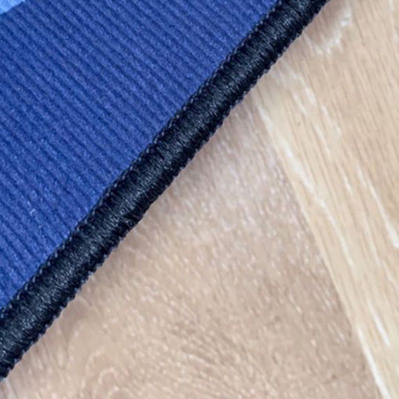 Round Geometry Pattern Carpet Polyester Modern Indoor Rug Stain Resistant Area Rug for Living Room