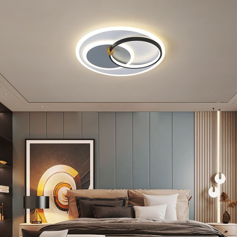 3-stufige oberflächenmontierte Deckenleuchte im nordischen Stil, Acryl-Schlafzimmer-LED-Einbauleuchte