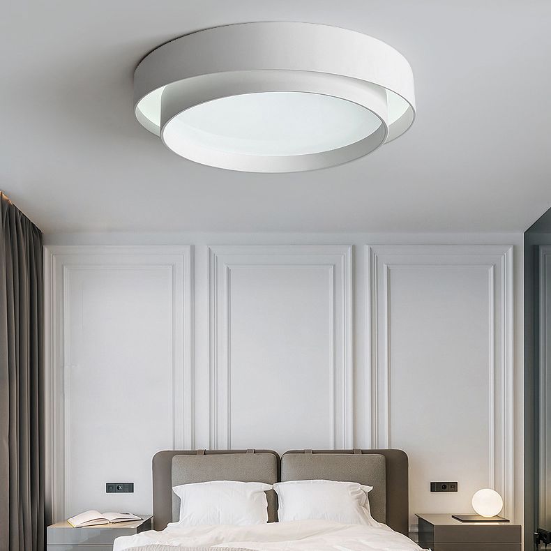 Ultra-thin LED Lamp Flush Mount Ceiling Light with Iron Art for Corridor