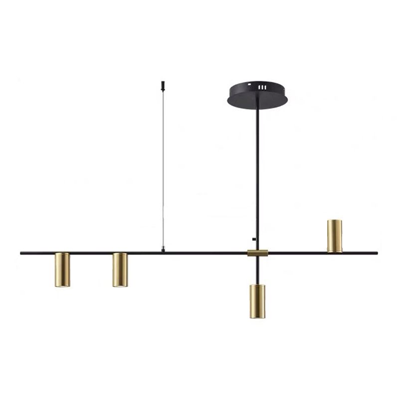 Modern Geometric Island Pendant Lights Metal Multiple-Light Island Pendant Lights
