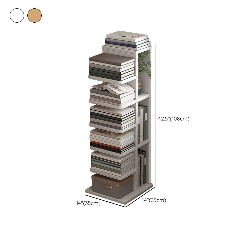 Modern Manufactured Wood Etagere Open Bookshelf for any Room