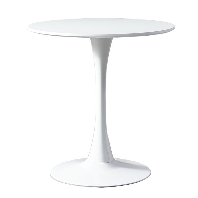 Contemporary Wood Round Dining Set Plastic 1/2/3 Pieces Dining Furniture for Home