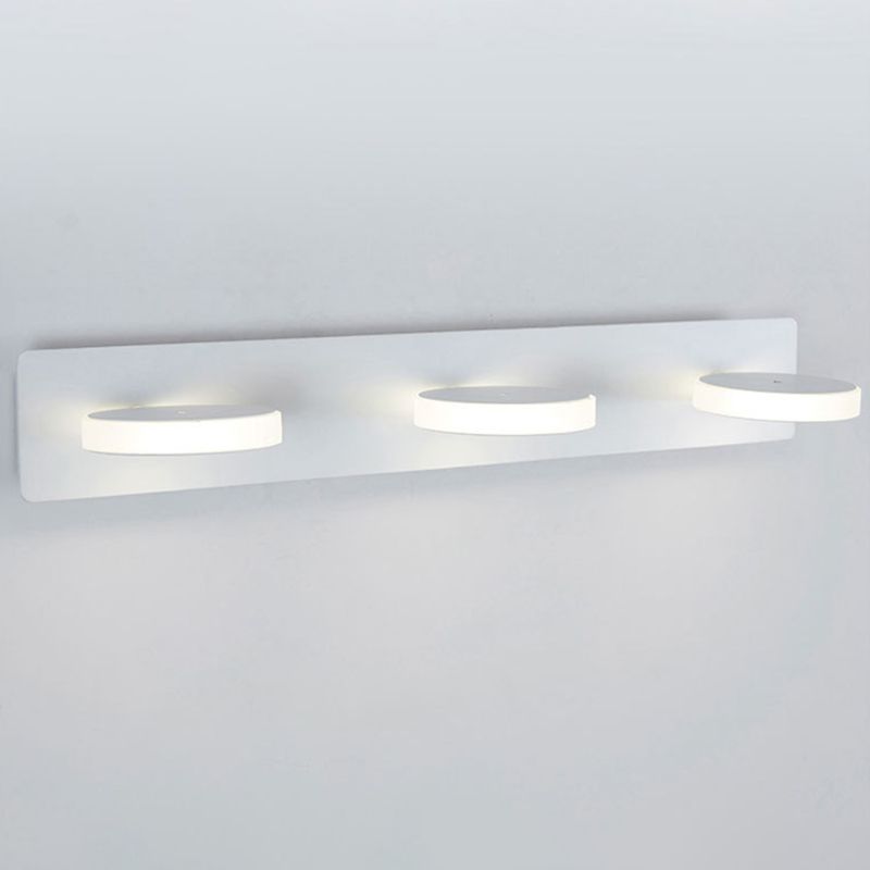 Forma a forma di cerchio Light Freeture Vanity Style Modern Vanity Mirror Light per il bagno