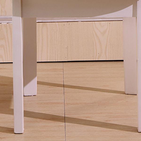 Silla lateral de madera maciza de estilo tradicional, silla de comedor con acabado mate para uso doméstico