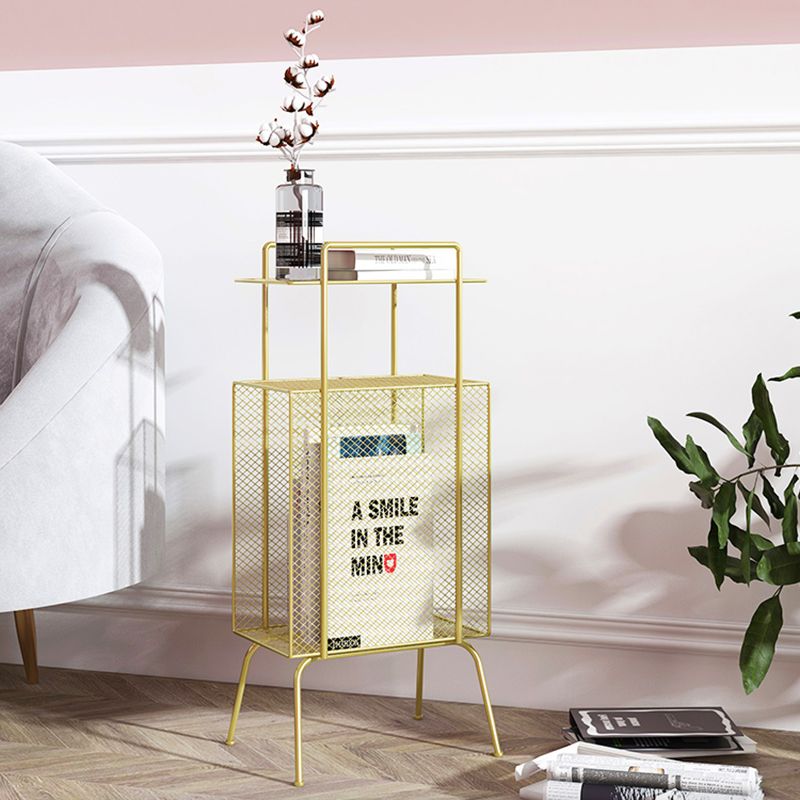 9" Wide Glam Shelf Bookcase Closed Back Shelves Included Bookcase