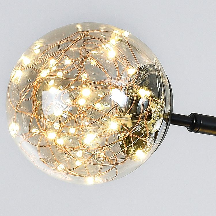 Glass Ball Island Lighting Fixture Contemporary Pendant Lighting Fixture