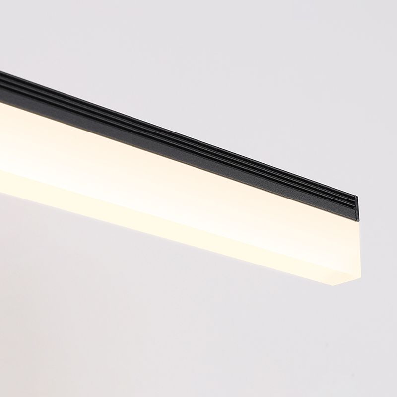 Modern Minimalist Style Linear Wall Mounted Vanity Lights Metal Vanity Sconce for Toilet