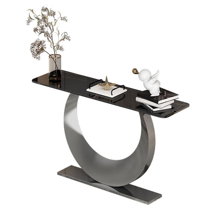 Contemporary Console Accent Table Antique Finish Rectangle Console Sofa Table