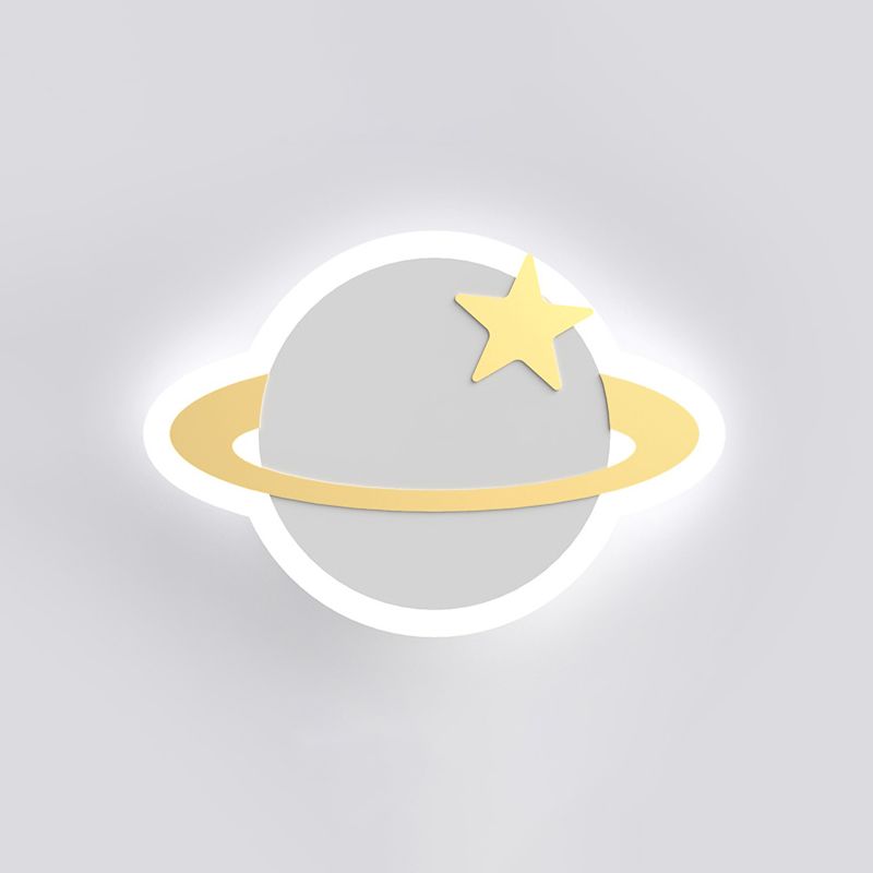 Metal Macaron Color Spliques Splone Cloud Forma LED de estilo de montaje de pared de estilo simple