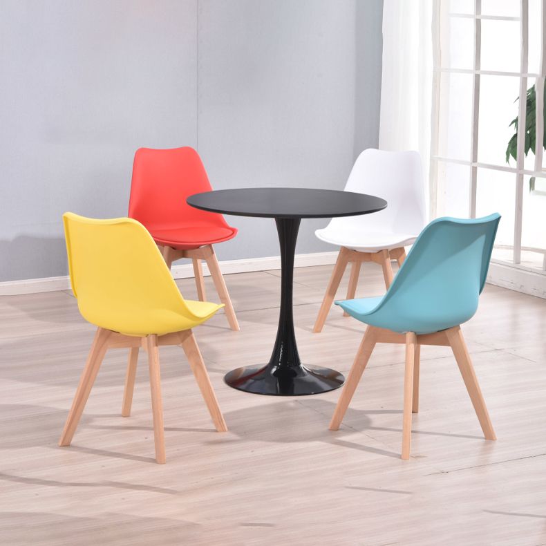Modern Round Dinette Table Tulip Base Dining Table for Restaurant