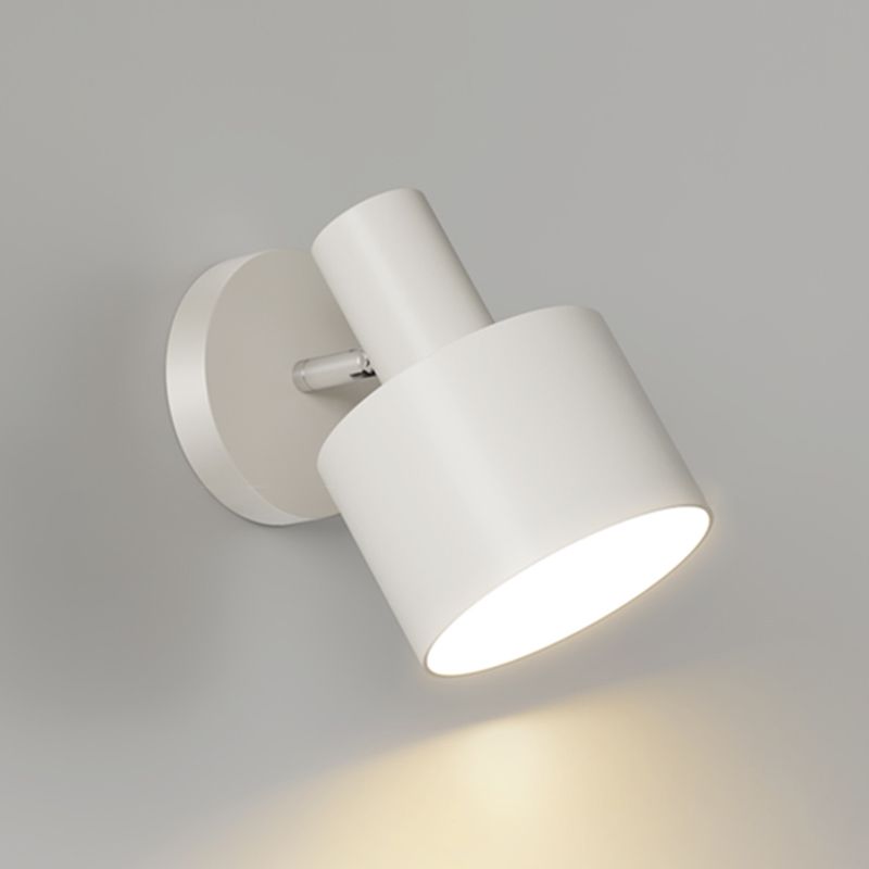 Polished Finish Single Modern Wall Mounted Sconce Metal LED Wall Light