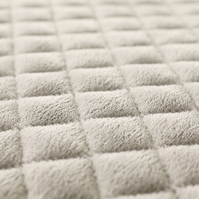 Flannel Solid Bed Sheet Set Modern Elegant Fitted Sheet for Bedroom